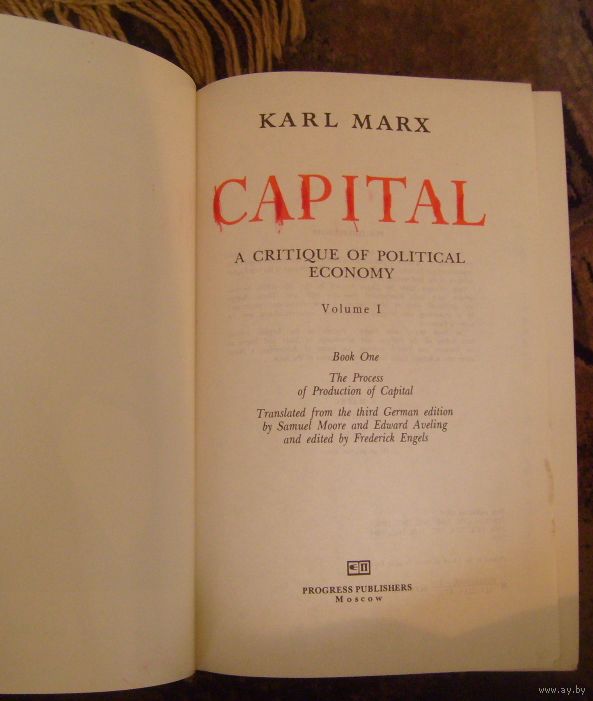 Dissertation on carl marx book