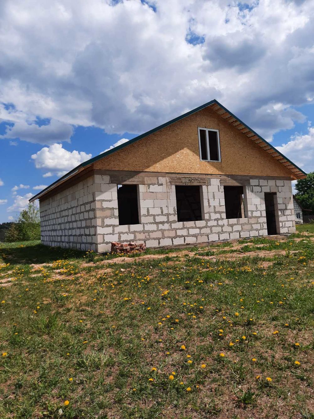 Дом (50% готовности) в аг. Камень.Лепельский район. На берегу озера!.  Купить в Минске — Дома, коттеджи Ay.by. Лот 5035477872