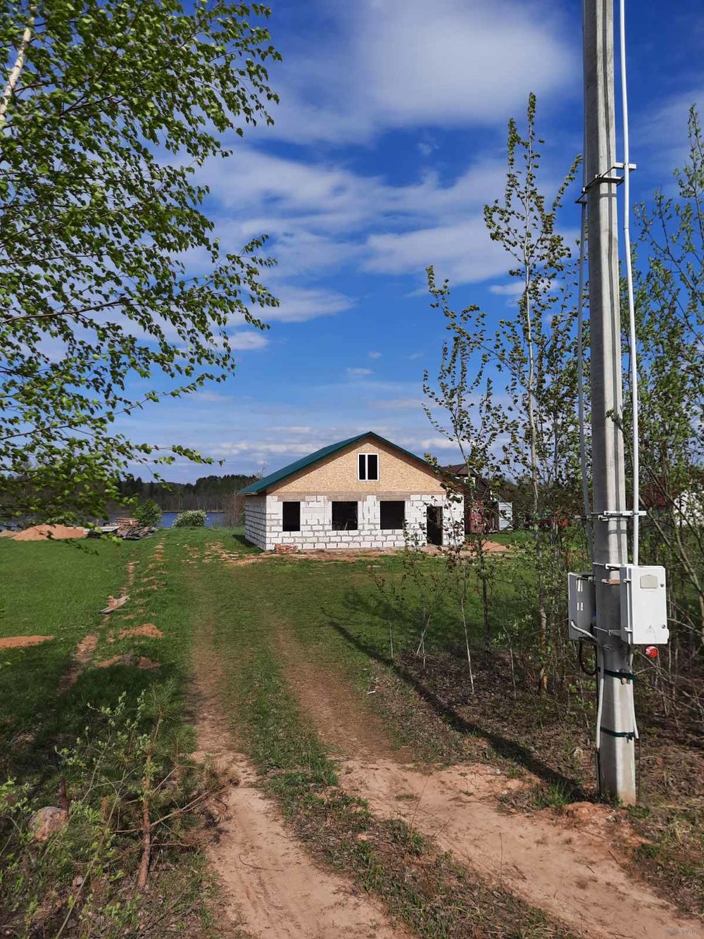 Дом (50% готовности) в аг. Камень.Лепельский район. На берегу озера!.  Купить в Минске — Дома, коттеджи Ay.by. Лот 5035477872